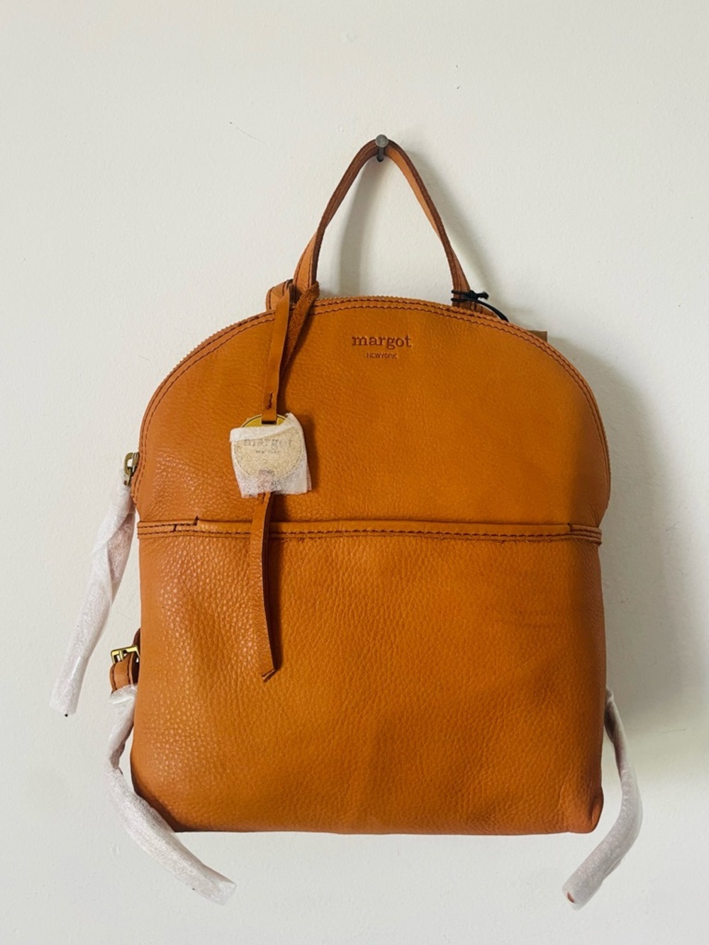 Margot Camille Leather Backpack NWT